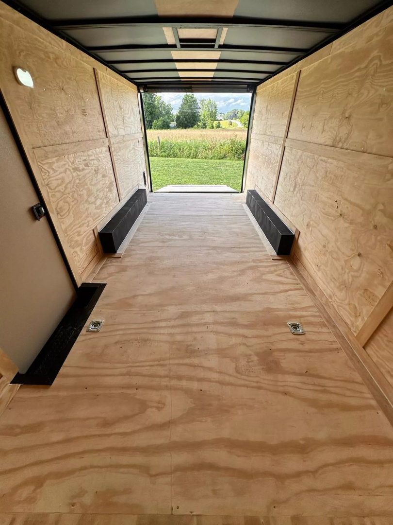 New 2026 Rock Solid 8.5x18 Car Hauler -5200LB Torsion Axle-Blackout