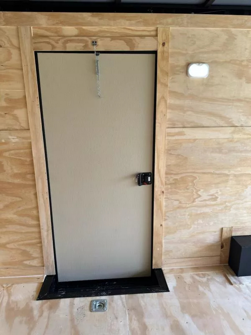 New 2026 Rock Solid 8.5x18 -Car Hauler-5200LB Torsion Axle-Charcoal Poly- Blackout-Enclosed Car Hauler