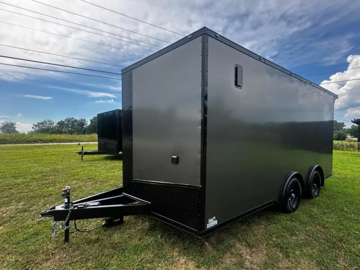 New 2026 Luxe 8.5x16 Race Trailer-Finished Interior-5200LB Torsion Axle-Blackout