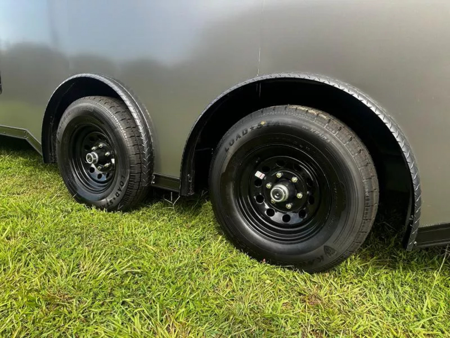 New 2026 Luxe 8.5x16 Race Trailer-Finished Interior-5200LB Torsion Axle-Blackout