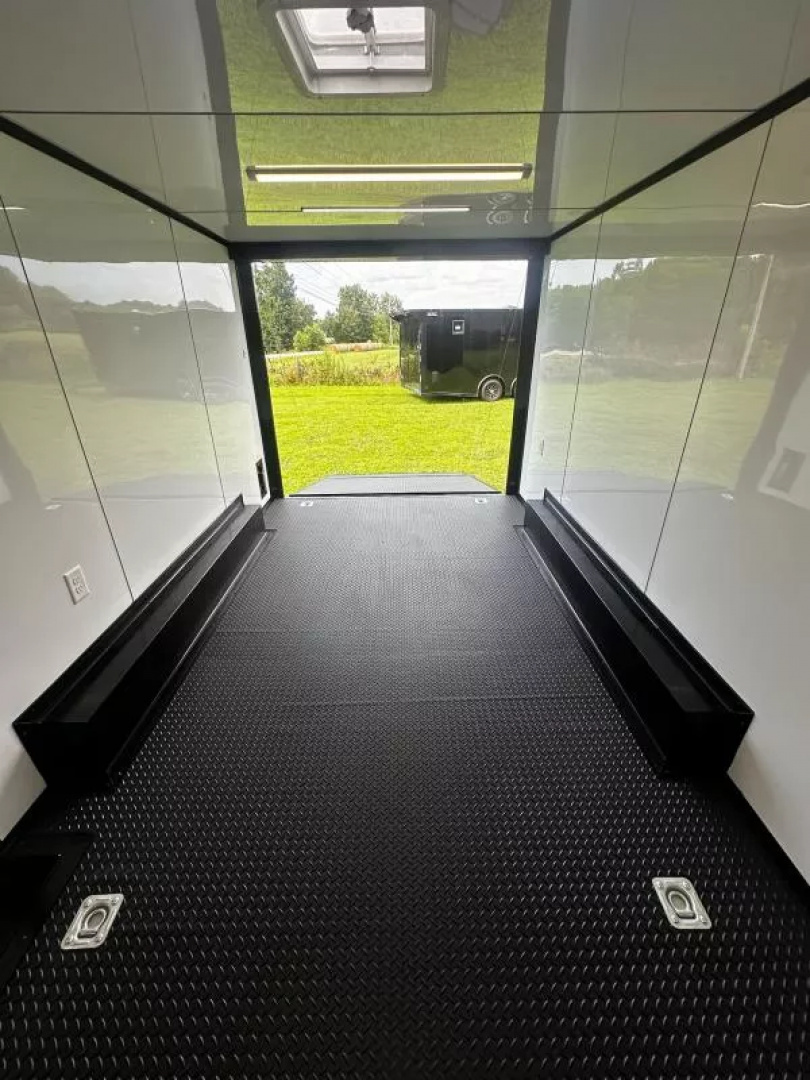 New 2026 Luxe 8.5x16 Race Trailer-Finished Interior-5200LB Torsion Axle-Blackout