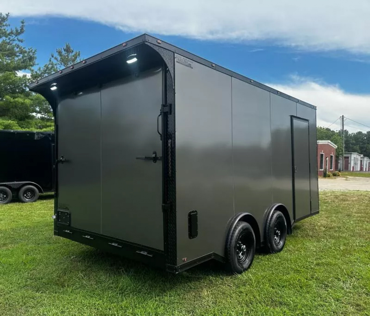 New 2026 Luxe 8.5x16 Race Trailer-Finished Interior-5200LB Torsion Axle-Blackout