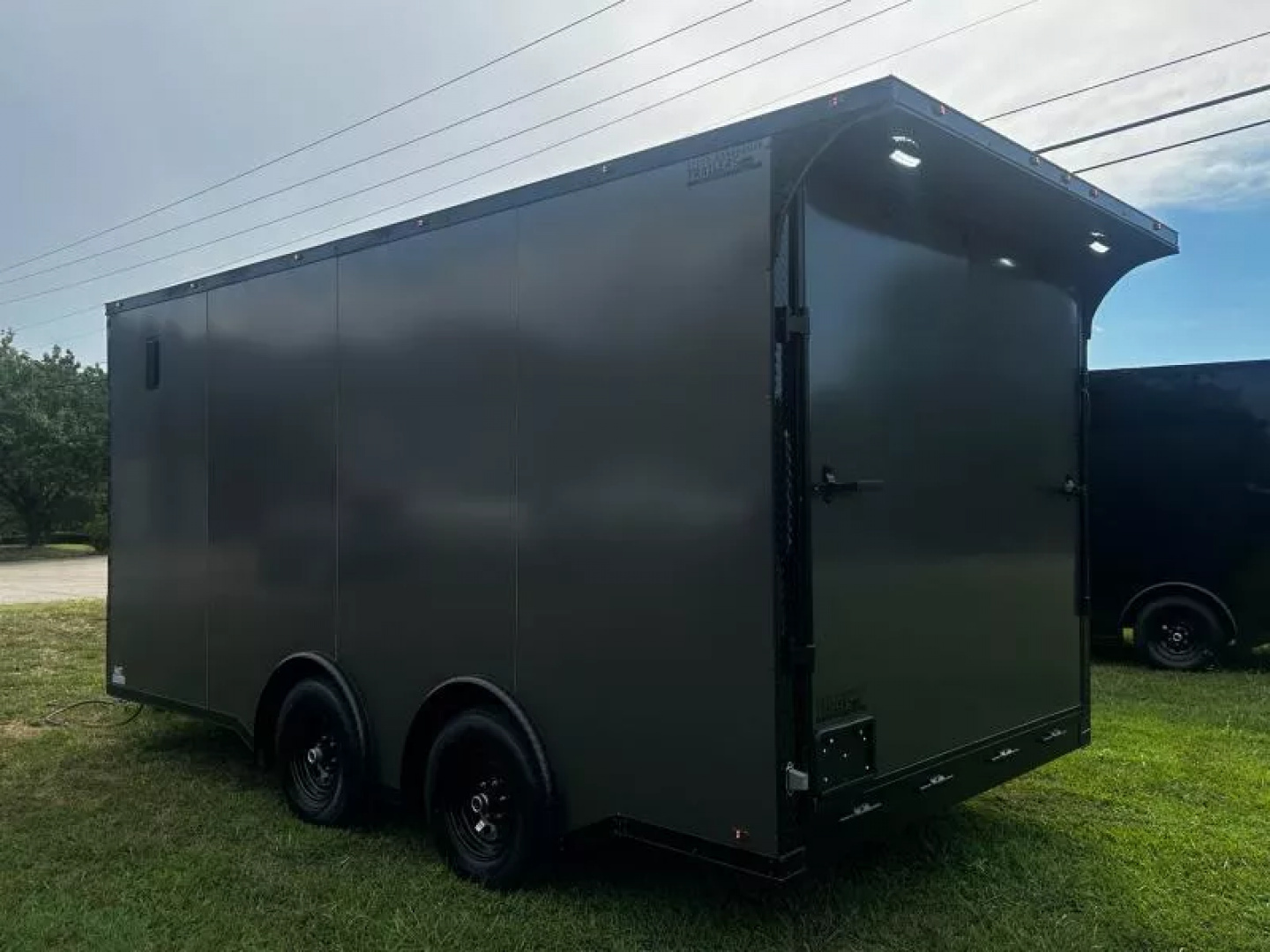 New 2026 Luxe 8.5x16 Race Trailer-Finished Interior-5200LB Torsion Axle-Blackout