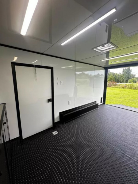 New 2026 Luxe 8.5x16 Race Trailer-Finished Interior-5200LB Torsion Axle-Blackout