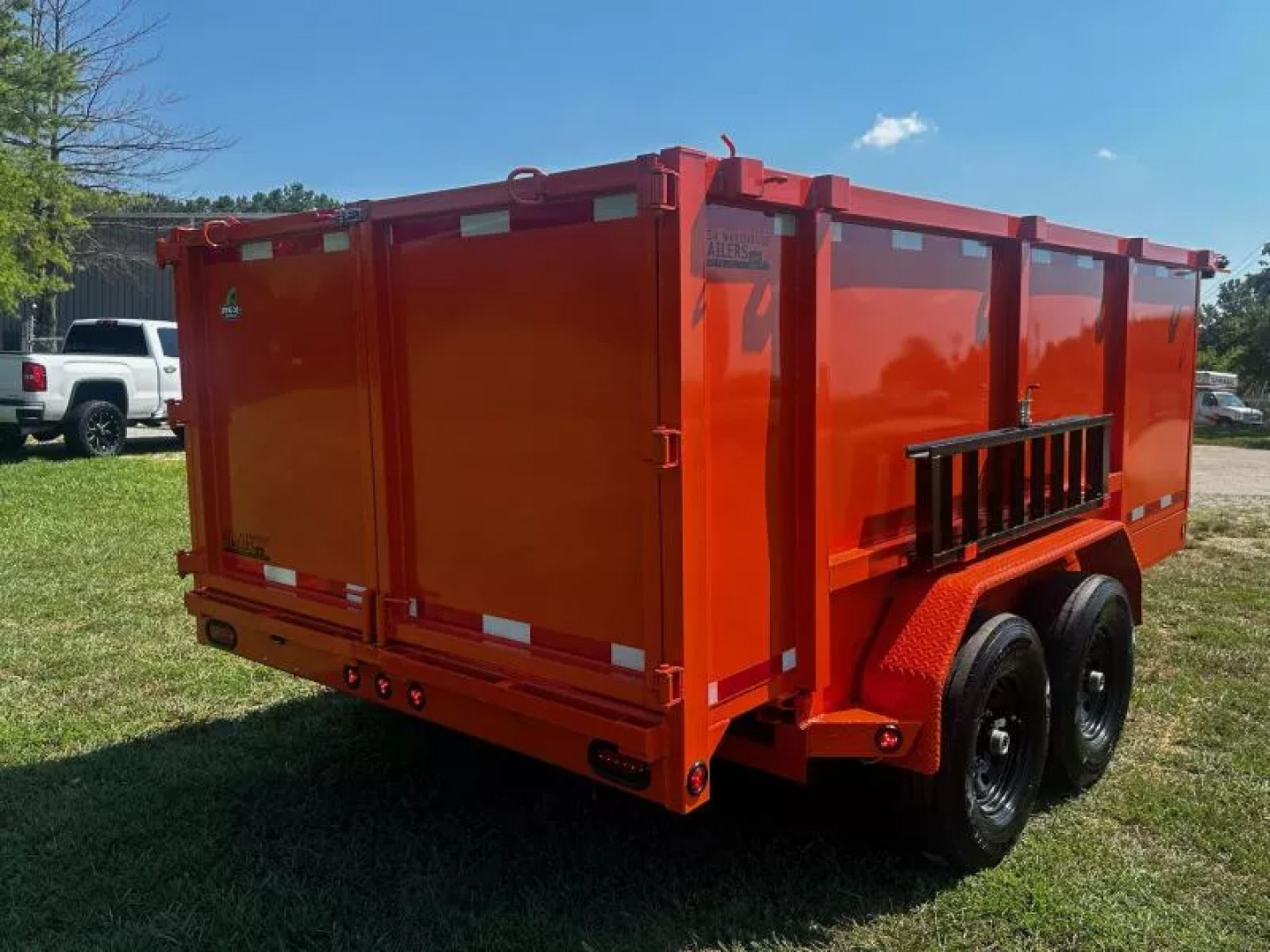 New 2026 Steel Pines Cargo 7X14 Dump Trailer -7000LB Axles