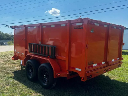 New 2026 Steel Pines Cargo 7X14 Dump Trailer -7000LB Axles
