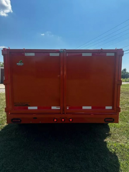 New 2026 Steel Pines Cargo 7X14 Dump Trailer -7000LB Axles
