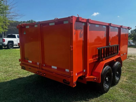 New 2026 Steel Pines Cargo 7X14 Dump Trailer -7000LB Axles