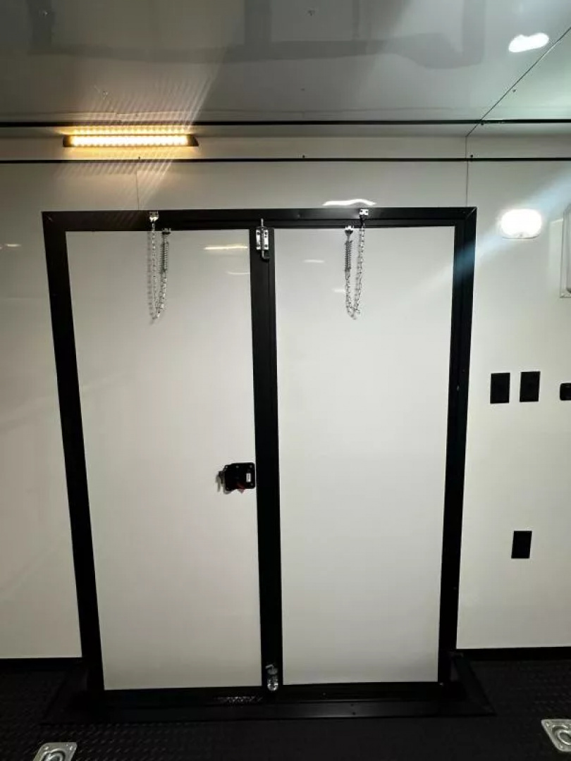 New 2026 Rock Solid 8.5x28-Finished Interior-7000LB Split Torsion Axles-Black Poly-Blackout- Car / Racing Trailer