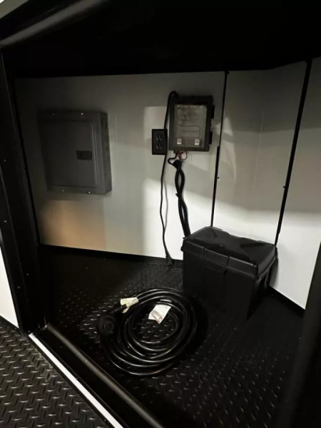 New 2026 Rock Solid 8.5x28-Finished Interior-7000LB Split Torsion Axles-Black Poly-Blackout- Car / Racing Trailer