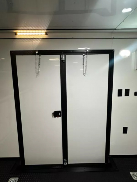 New 2026 Rock Solid 8.5x28-Finished Interior-7000LB Split Torsion Axles-Black Poly-Blackout- Car / Racing Trailer