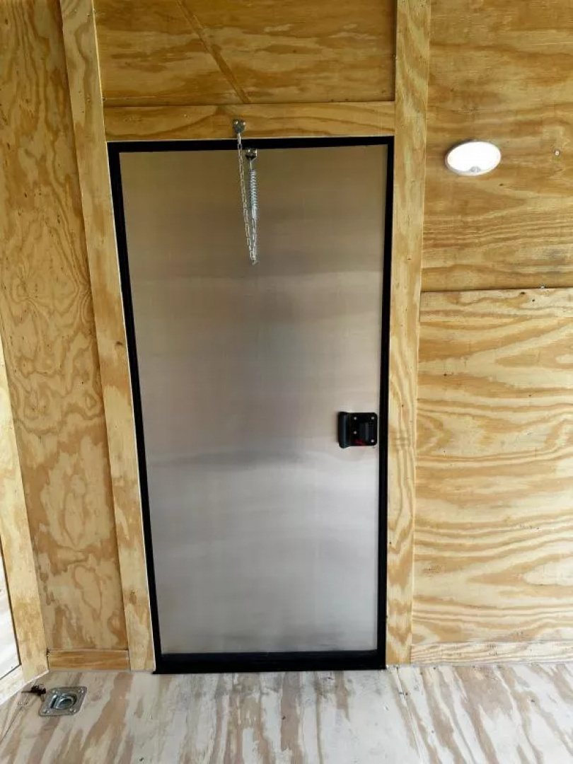 New 2026 Luxe 7X12 Enclosed Trailer-3500LB Single Axle-7'ft Interior-White Poly-Blackout