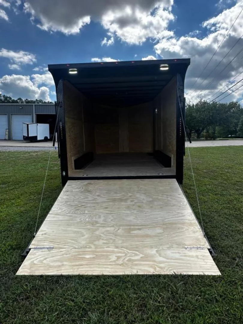 New 2026 Luxe 8.5x16 Car Hauler-5200LB Torsion Axle-Blackout