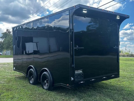 New 2026 Luxe 8.5x16 Car Hauler-5200LB Torsion Axle-Blackout