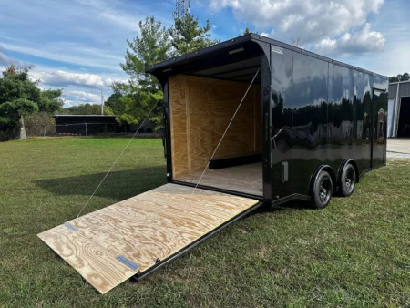 New 2025 Luxe 8.5x18 Car Hauler- 5200LB Torsion Axle- BLOWOUT SALE- LAST 2025 18' ON LOT