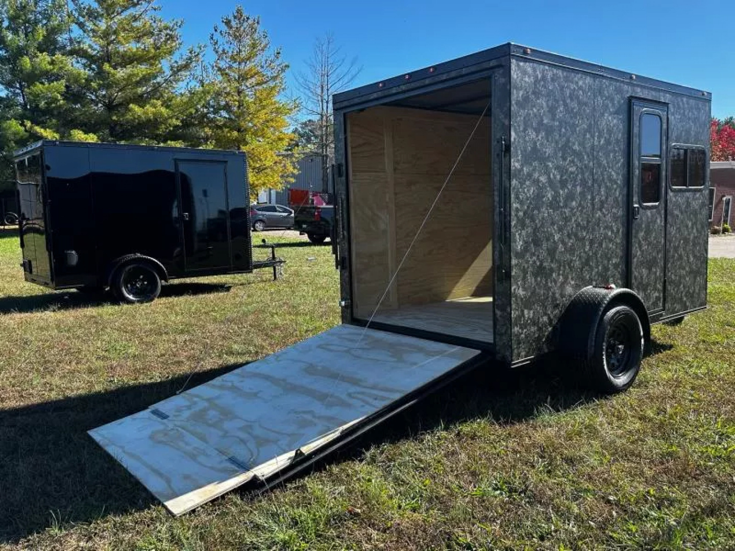 New 2026 Luxe 6X10 -Enclosed Trailer -3500LB Single Axle -Camo- Blackout