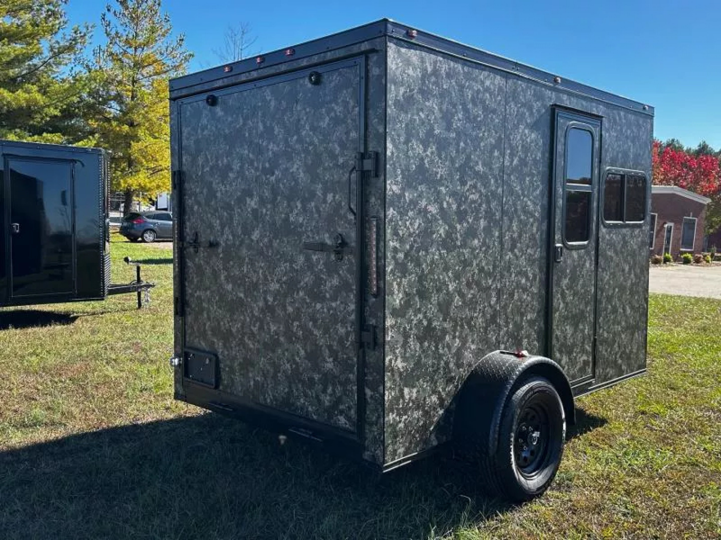 New 2026 Luxe 6X10 -Enclosed Trailer -3500LB Single Axle -Camo- Blackout