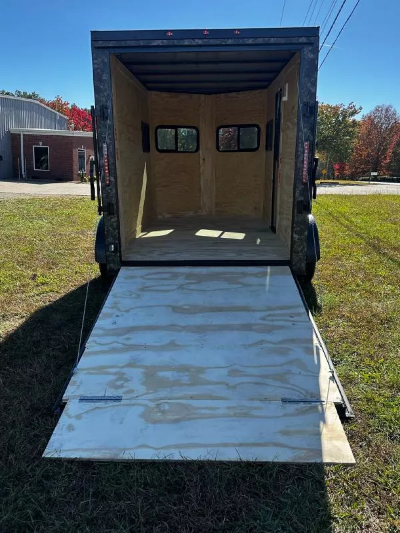 New 2026 Luxe 6X10 -Enclosed Trailer -3500LB Single Axle -Camo- Blackout