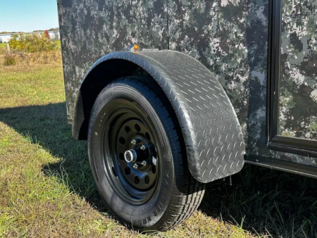 New 2026 Luxe 6X10 -Enclosed Trailer -3500LB Single Axle -Camo- Blackout