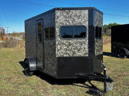 New 2026 Luxe 6X10 -Enclosed Trailer -3500LB Single Axle -Camo- Blackout