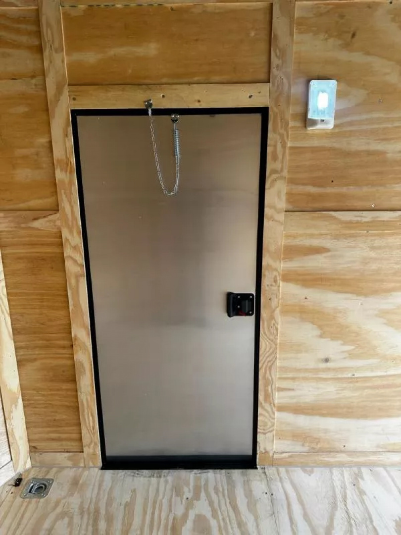 New 2026 Luxe 7X14 Enclosed Trailer-3500LB Tandem Axle-Black Poly-Blackout