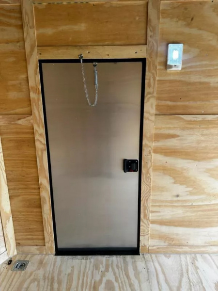 New 2026 Luxe 7X14 Enclosed Trailer-3500LB Tandem Axle-Black Poly-Blackout