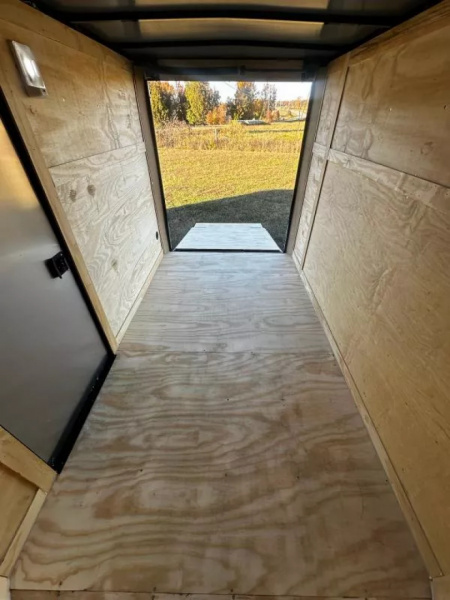 New 2026 Luxe 6X10 -Enclosed Trailer -3500LB Single Axle -Black Poly - Blackout