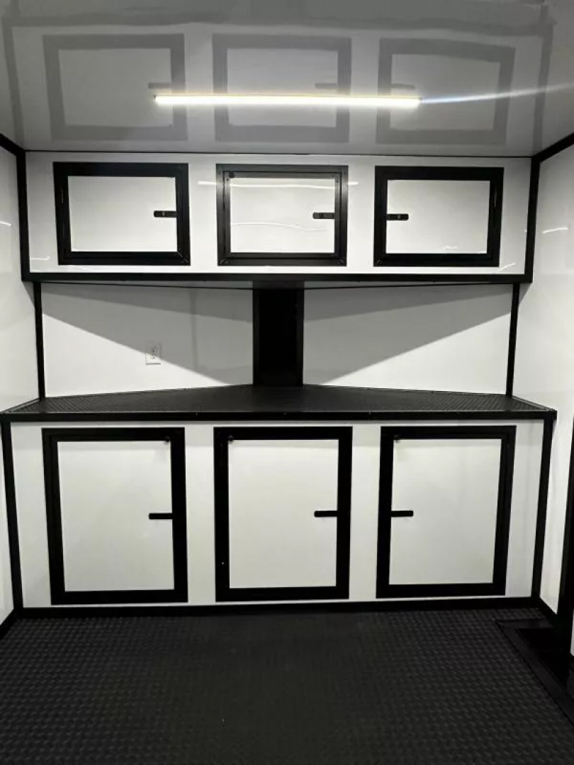 New 2026 Luxe 8.5X20 Race Trailer- Finished Interior-5200LB Torsion Axles-Blackout