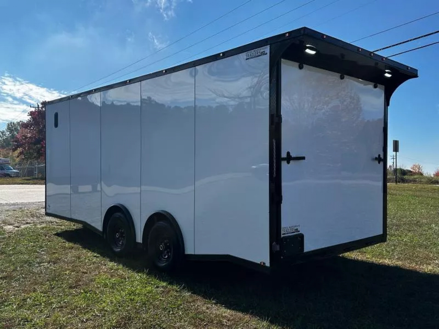 New 2026 Luxe 8.5X20 Race Trailer- Finished Interior-5200LB Torsion Axles-Blackout