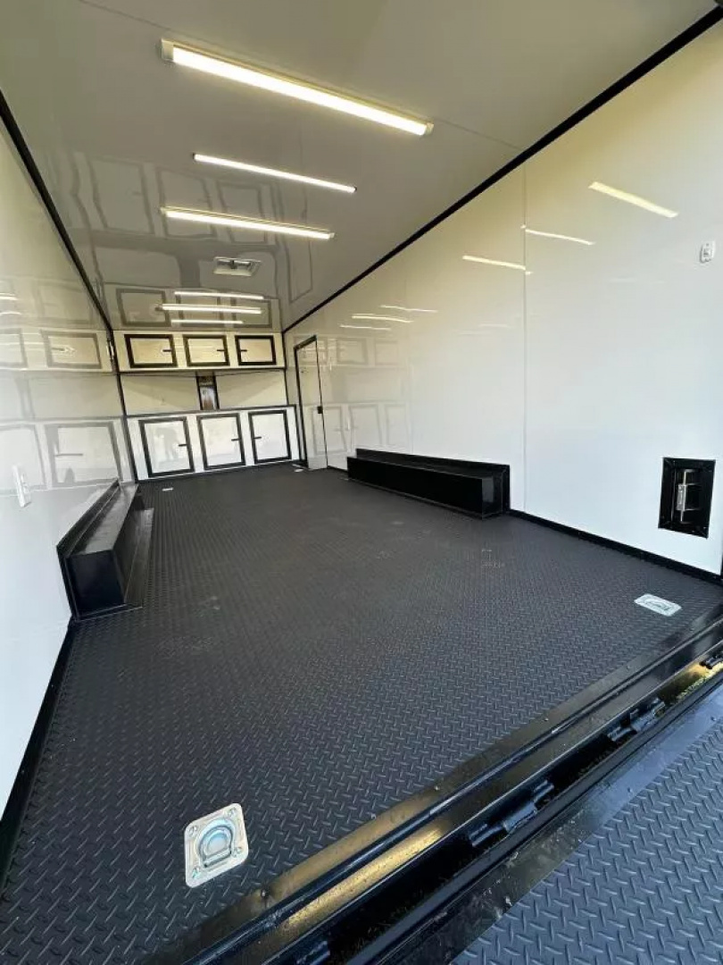 New 2026 Luxe 8.5X20 Race Trailer- Finished Interior-5200LB Torsion Axles-Blackout