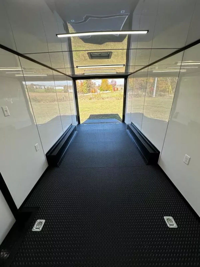 New 2026 Luxe 8.5X20 Race Trailer- Finished Interior-5200LB Torsion Axles-Blackout