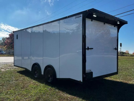 New 2026 Luxe 8.5X20 Race Trailer- Finished Interior-5200LB Torsion Axles-Blackout