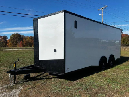 New 2026 Luxe 8.5X20 Race Trailer- Finished Interior-5200LB Torsion Axles-Blackout