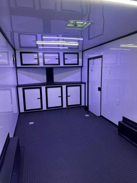 New 2026 Luxe 8.5X20 Race Trailer- Finished Interior-5200LB Torsion Axles-Blackout
