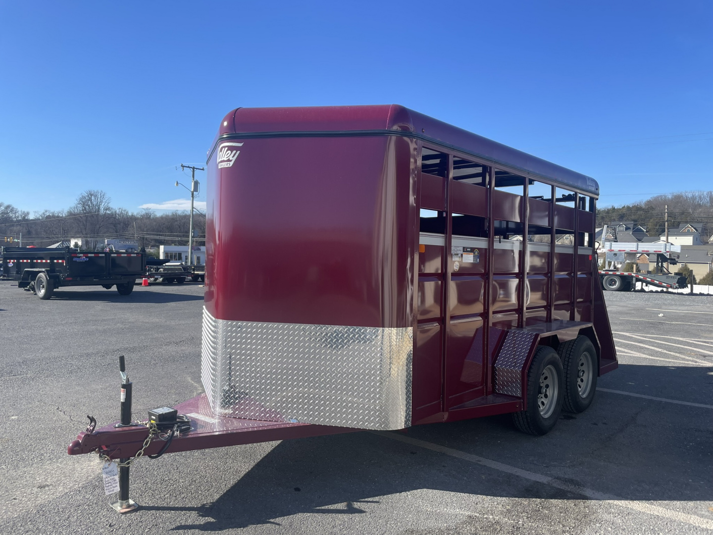 New 2026 Valley 6'8"X14'X6'6" Stock Trailer