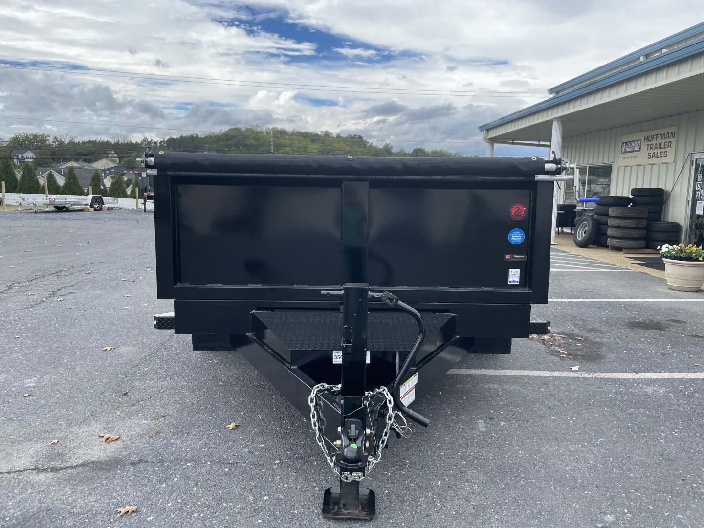 New 2026 Hawke 7x12 12k Dump Trailer