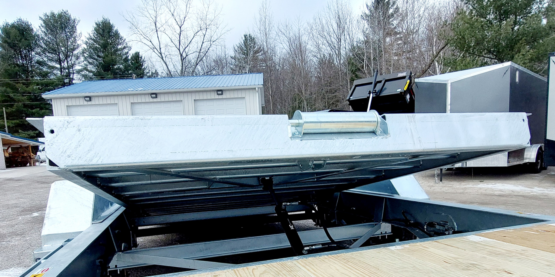 New 82X16 GALVANIZED GRAVITY TILT 7 K AXLES POWER JACKS ALSO AVAILABLE W/OUT POWER JACKS 2026 TRUMPH