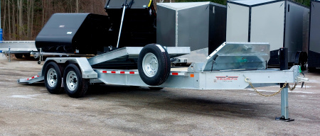 New 82X16 GALVANIZED GRAVITY TILT 7 K AXLES POWER JACKS ALSO AVAILABLE W/OUT POWER JACKS 2026 TRUMPH
