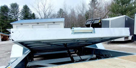 New 82X16 GALVANIZED GRAVITY TILT 7 K AXLES POWER JACKS ALSO AVAILABLE W/OUT POWER JACKS 2026 TRUMPH