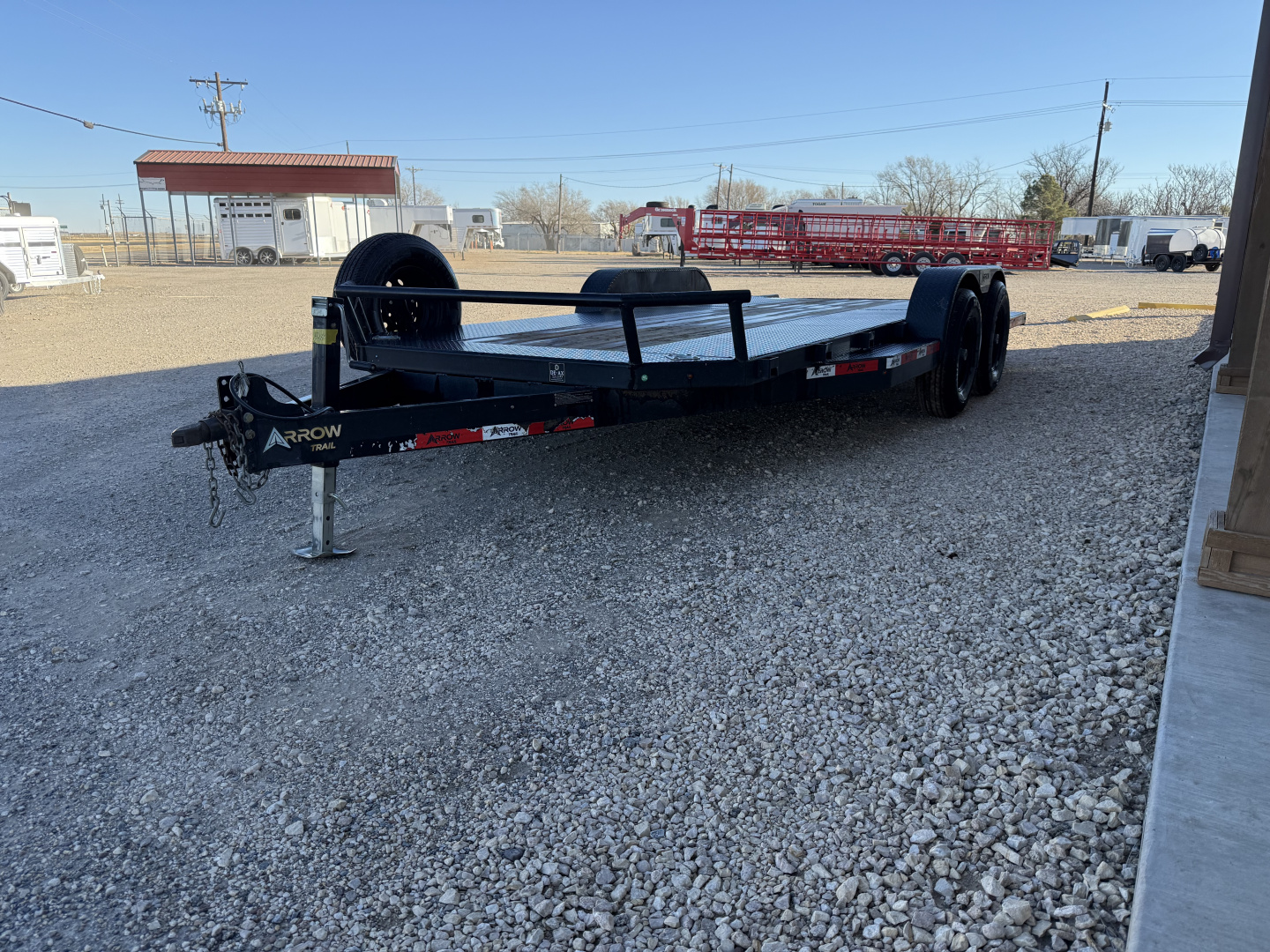 Used 2023 Peters EQUIPMENT TRAILER Flatbed Trailer