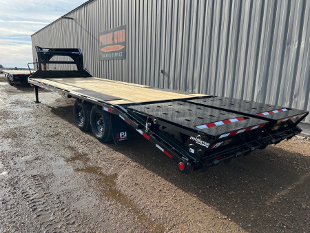 New 2026 PJ Trailers 26 Low Profile LS Gooseneck Trailer