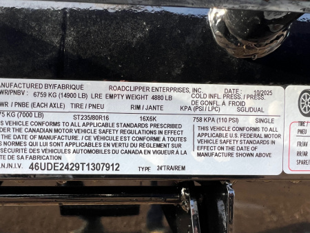 New 2026 Diamond C Trailers 24' Deckover DEC Equipment Trailer