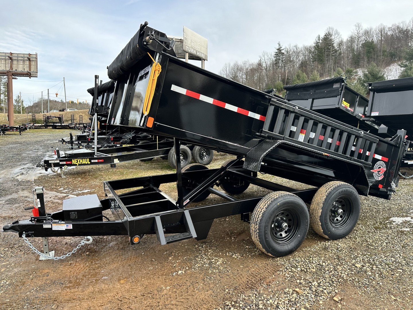 New 2026 Homesteader Trailer 712HX Dump Trailer