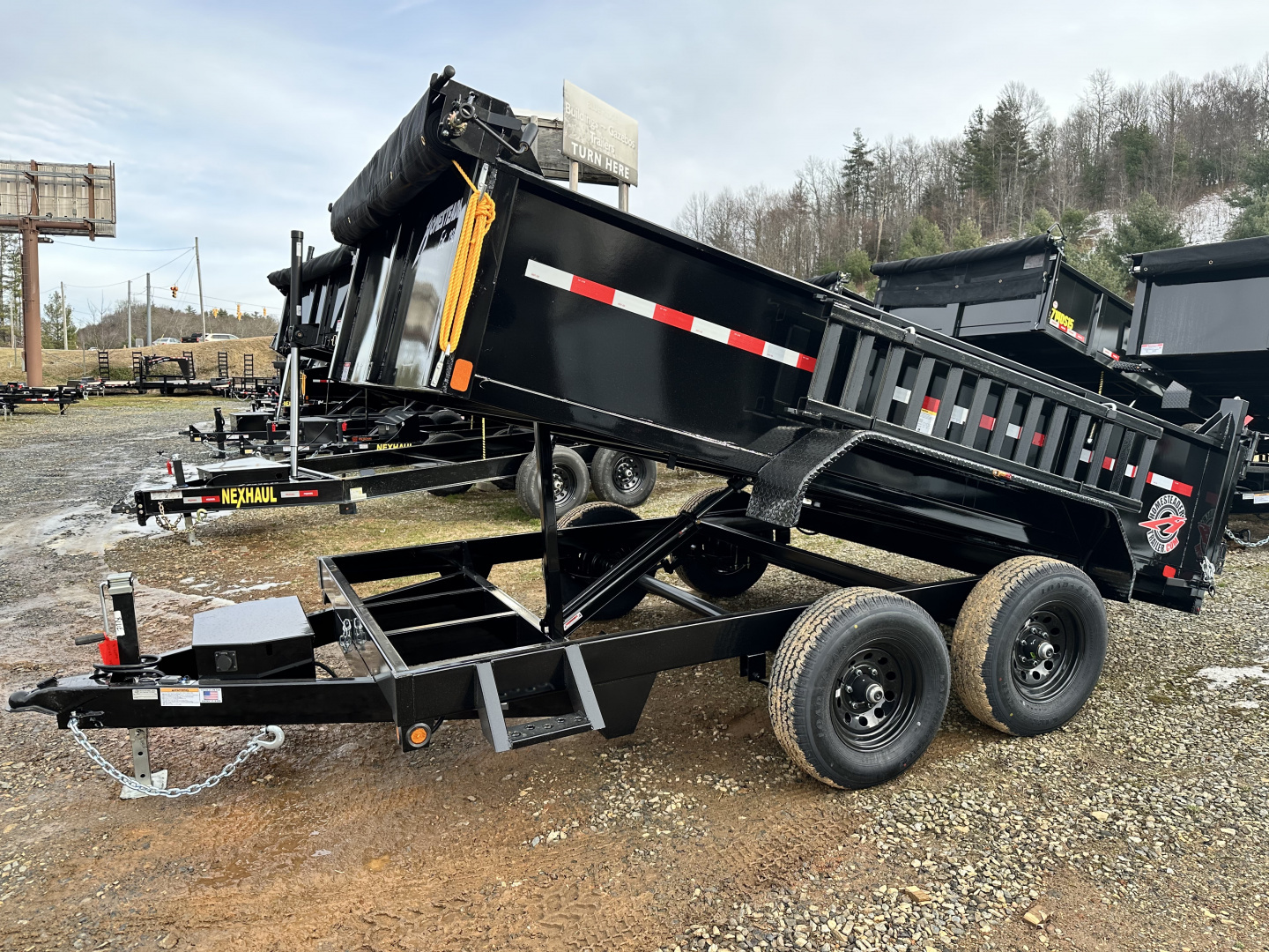 New 2026 Homesteader Trailer 712HX Dump Trailer