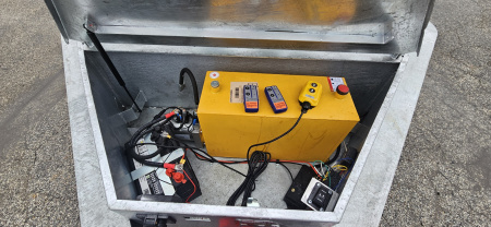 New 82" X 14' GALVANIZED DUMP 7 K AXLES 58" SIDES W/ WOOD RAMP & TARP INCLUDED 2026 TRIUMPH