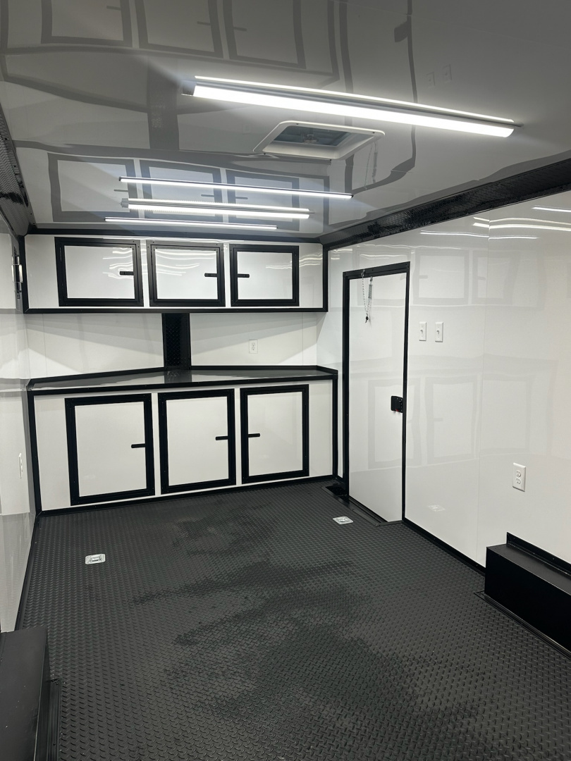 New 2026 LUXE 8.5X20 Race Trailer- Finished Interior-5200LB Torsion Axles-Blackout