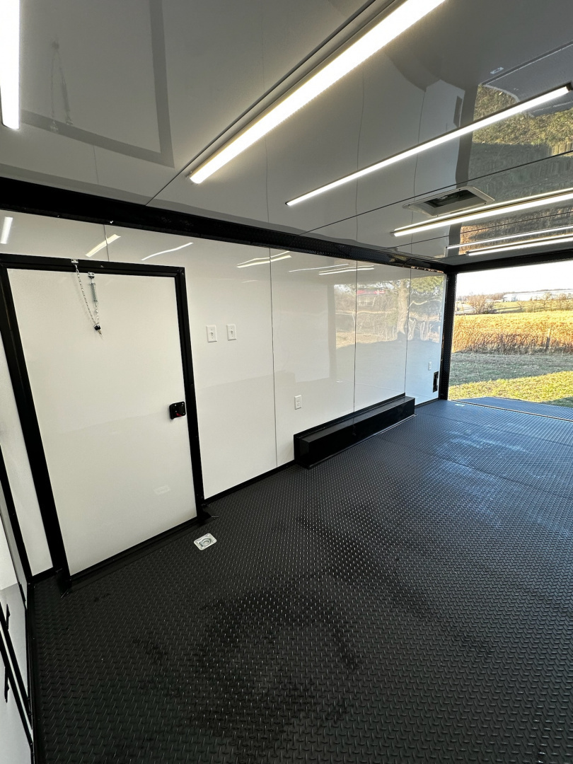 New 2026 LUXE 8.5X20 Race Trailer- Finished Interior-5200LB Torsion Axles-Blackout