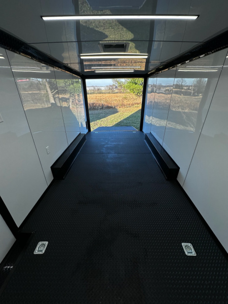New 2026 LUXE 8.5X20 Race Trailer- Finished Interior-5200LB Torsion Axles-Blackout