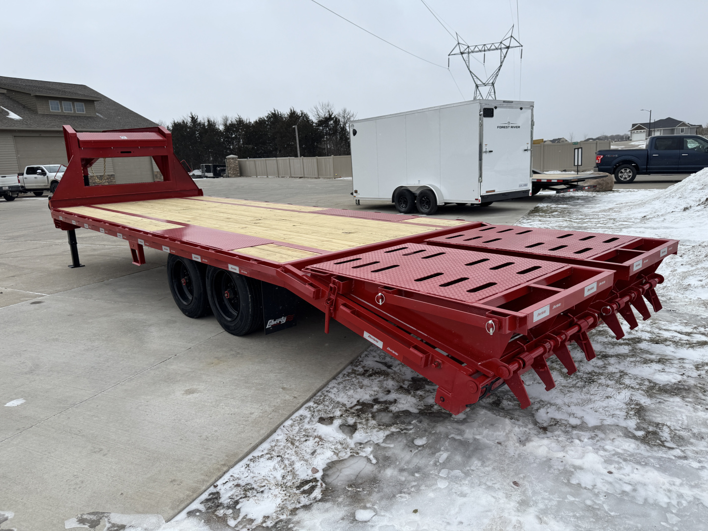 New 2026 Liberty LF16K-20+5 Deckover Trailer