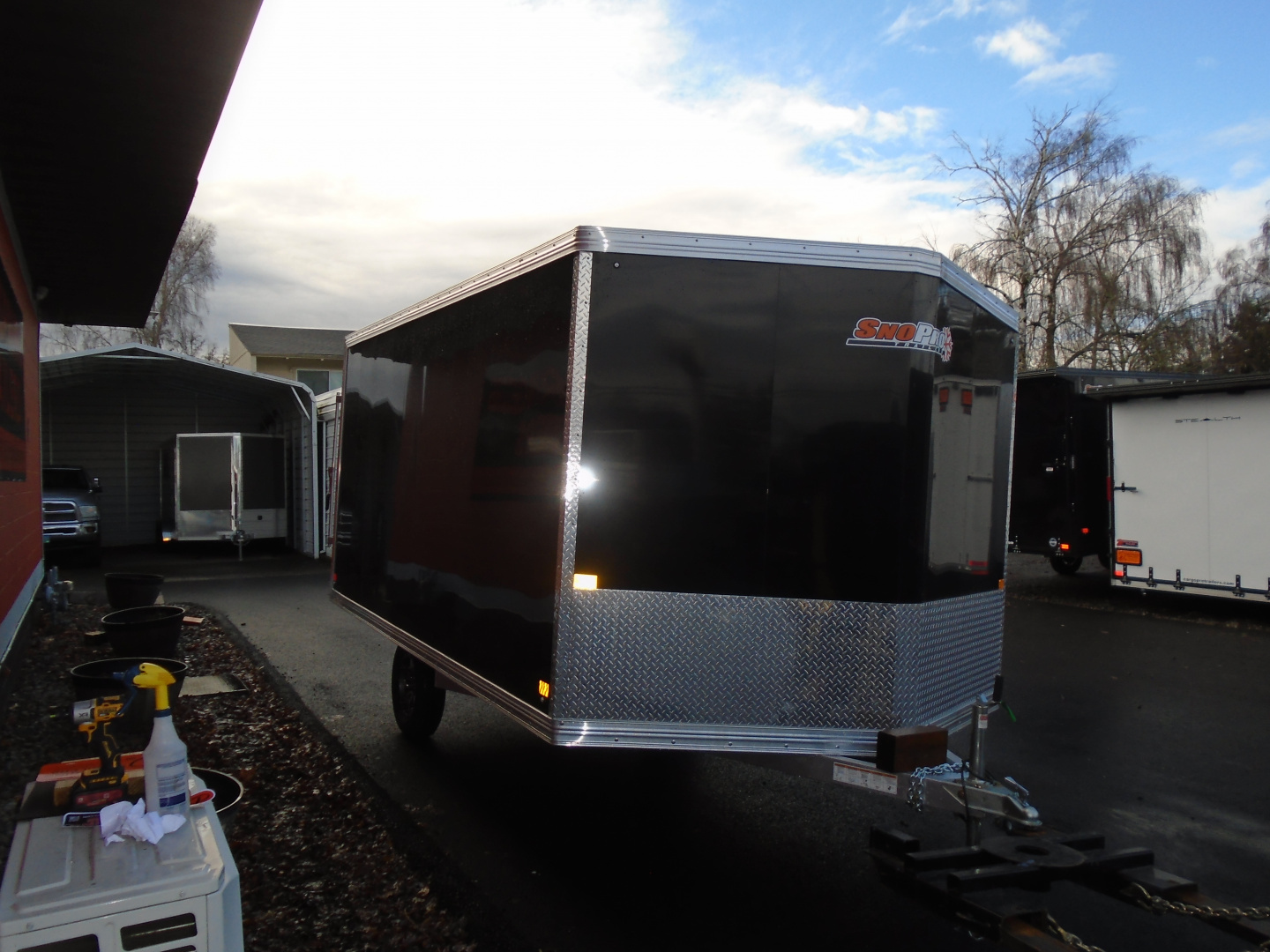 New 2026 SnoPro Trailers 101X14 HYBRID Snowmobile Trailer